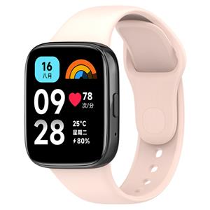 Strap-it Redmi Watch 3 Active / Lite siliconen bandje (roze)