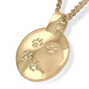 Urnwebshop Rond Bol Assieraad 4 Pootjes Goud