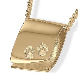 Urnwebshop Design Assieraad Pootafdrukjes Goud