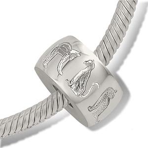 Urnwebshop Strak Design Pet Memorial Bead Katjes - Zilver