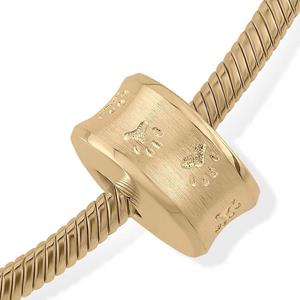 Urnwebshop Strak Design Pet Memorial Bead Pootjes  - Goud