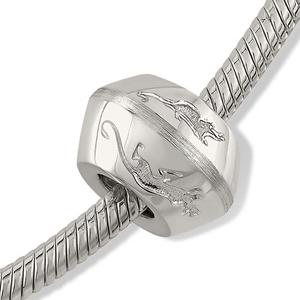 Urnwebshop Strak Design Pet Memorial Bead Kat Muis  - Zilver