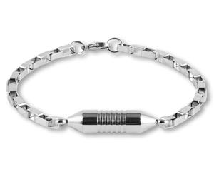 Urnwebshop RVS Aurora Schakelarmband met As-Capsule