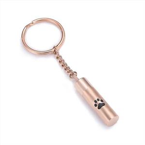 Urnwebshop As-sleutelhanger Dieren Buisje Pootje Rozegoud