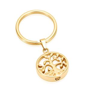 Urnwebshop As-sleutelhanger Dieren Levensboom Goud