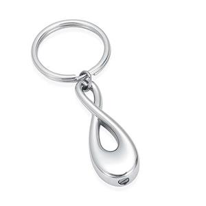 Urnwebshop As-sleutelhanger Dieren Infinity Zilver