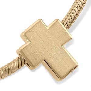 Urnwebshop Strak Design Gouden Memorial Asbead Kruis