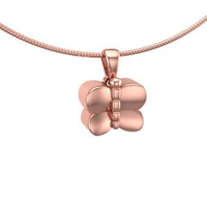 Urnwebshop Rozegouden Ashanger vlinder