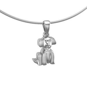Urnwebshop Ashanger Hondje Zilver
