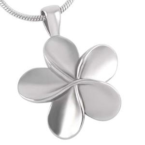 Urnwebshop RVS Ashanger Bloem, inclusief Collier