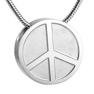 Urnwebshop Assieraad Peace Teken, inclusief Slangencollier