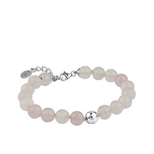 Urnwebshop Rozekwarts Armbandje, Zilver Asreservoir