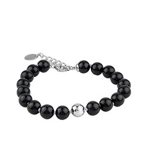 Urnwebshop Onyx Armbandje met Zilveren Asreservoir