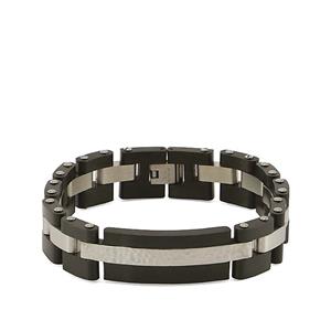 Urnwebshop Zwarte Memory of a Lifetime Schakelarmband met Asruimte