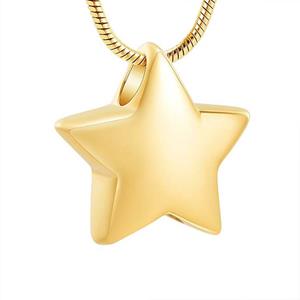 Urnwebshop Assieraad Lief Sterretje Goud, met Slangencollier