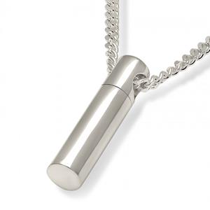 Urnwebshop Ronde Buisvormige Ashanger Zilver