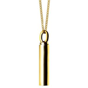 Urnwebshop Ronde Gouden Buisvormige Ashanger