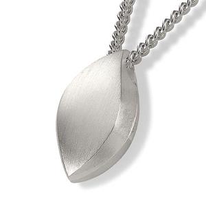 Urnwebshop Zilveren Ashanger Vlam inclusief Collier