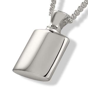 Urnwebshop Zilveren Ashanger Flacon inclusief Collier