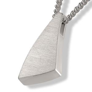 Urnwebshop Zilveren Zeil Ashanger inclusief Collier