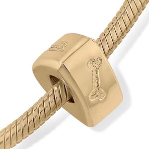 Urnwebshop Strak Gouden Design Pet Memorial Bead Driehoek Botjes