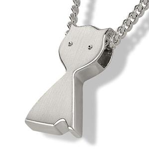 Urnwebshop Zilveren Ashanger Kat