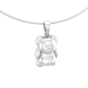 Urnwebshop Witgouden Assieraad Teddybeer