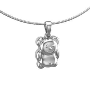 Urnwebshop Zilveren Assieraad Teddybeer
