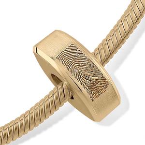 Urnwebshop Gouden Vingerafdruk Memorial Asbead Ovaal