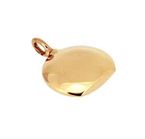 Urnwebshop Platte Fles Ashanger Goud