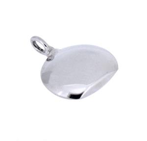Urnwebshop Platte Fles Ashanger Zilver