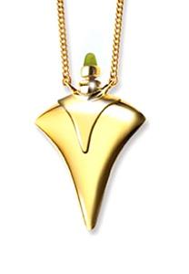 Urnwebshop Gouden Ashanger Harm Bron Design Flesje met Kraag