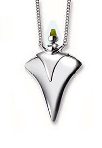 Urnwebshop Zilveren Ashanger Harm Bron Design Flesje met Jade
