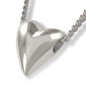 Urnwebshop Ashanger Klein Hartje Zilver