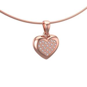 Urnwebshop Ashanger Hart Rozegoud, 21 Edelsteentjes