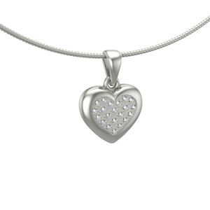 Urnwebshop Ashanger Hart Witgoud, 21 Edelsteentjes