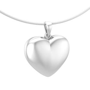 Urnwebshop Ashanger Mooi Hart Witgoud