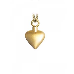 Urnwebshop Gouden Ashanger Mat Mini Hartje