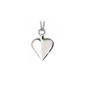 Urnwebshop Ashanger Glimmend Mini Hartje Zilver