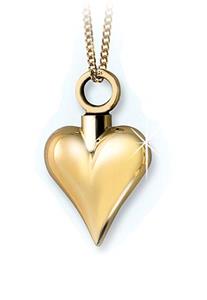 Urnwebshop Ashanger Klein Hartje Goud