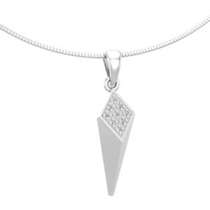 Urnwebshop Witgouden Ashanger Pegel met 9 Diamantjes
