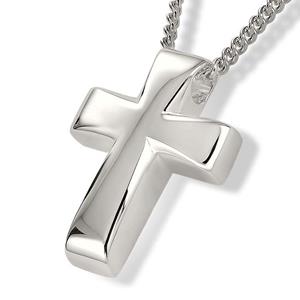 Urnwebshop Assieraad Kruis Zilver