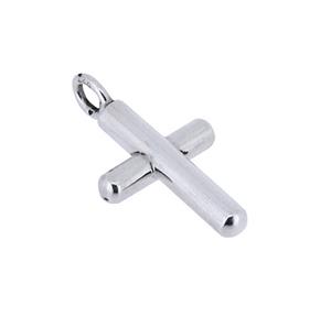 Urnwebshop Ashanger Rond Kruis Zilver