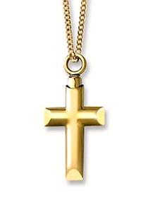 Urnwebshop Gouden Ashanger Klein Kruisje