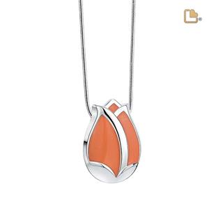 Urnwebshop Ashanger Tulp Oranje, inclusief Design Slangencollier