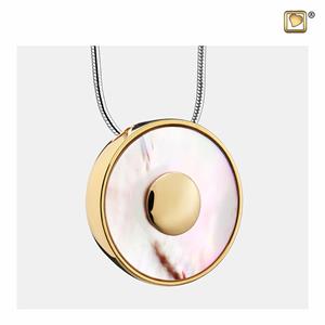 Urnwebshop Ashanger Mother of Pearl Verguld Zilver, inclusief Design Slangencollier