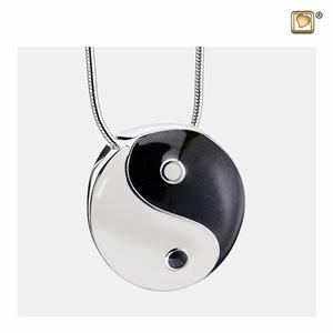 Urnwebshop Ashanger YinYang Zilver, inclusief Design Slangencollier