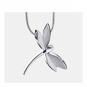 Urnwebshop Ashanger Libelle Bicolor Zilver, inclusief Design Slangencollier