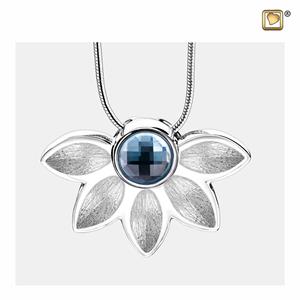Urnwebshop Ashanger Nirvana Azure Bloem, inclusief Design Slangencollier