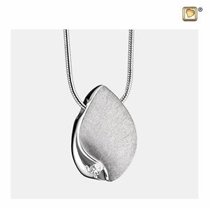 Urnwebshop Ashanger TearDrop Zirkonia, inclusief Design Slangencollier